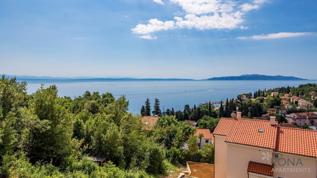 Rona Spacious Apartment With A Panoramic View Ičići Esterno foto