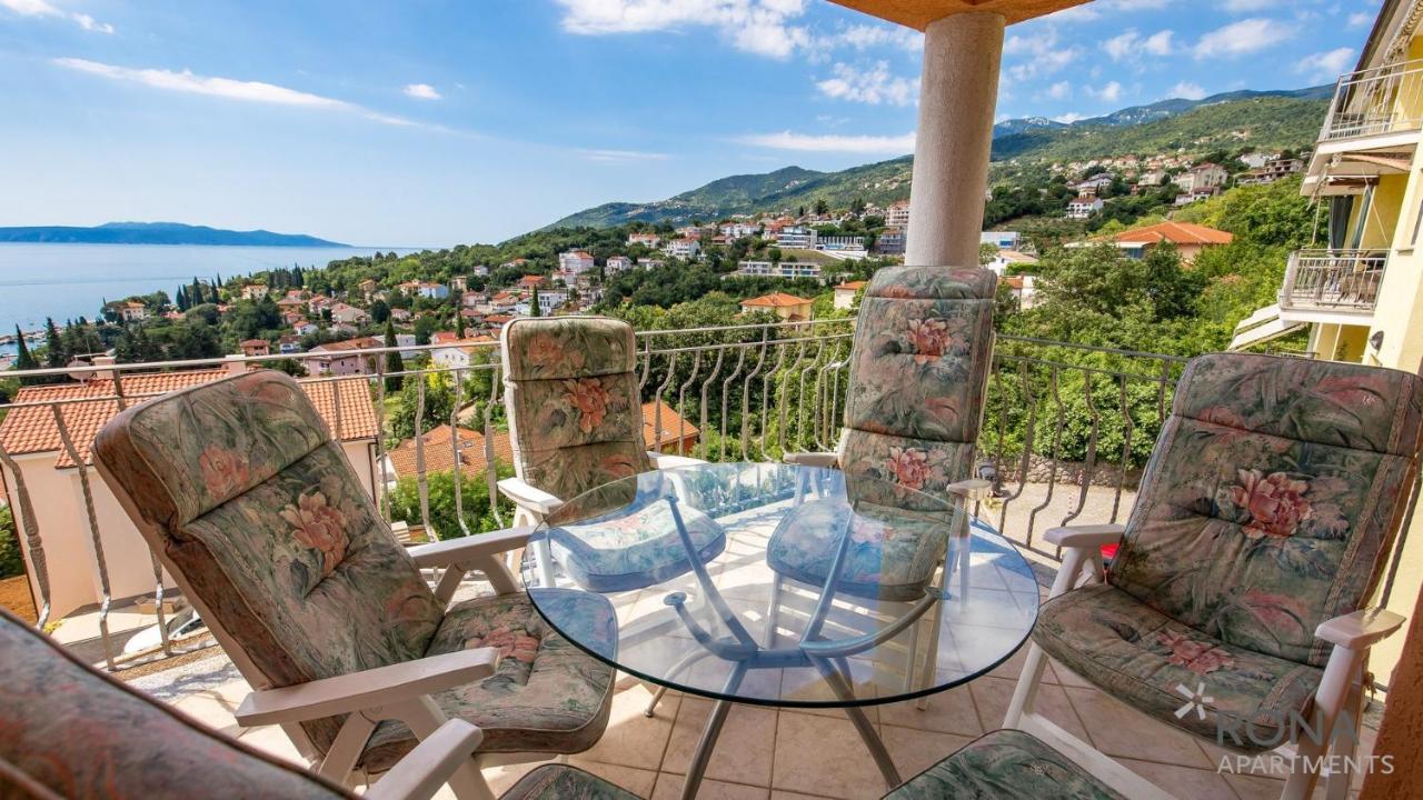 Rona Spacious Apartment With A Panoramic View Ičići Esterno foto